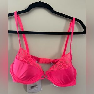 Hot pink fenty bra